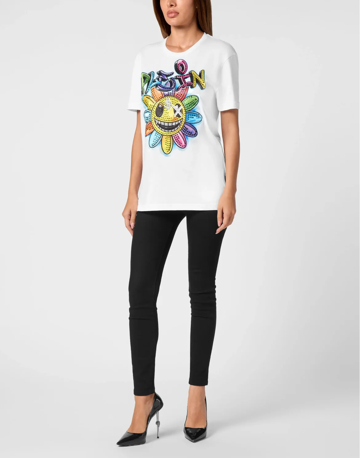 T-Shirt Man Fit Smile, цвет: Белый