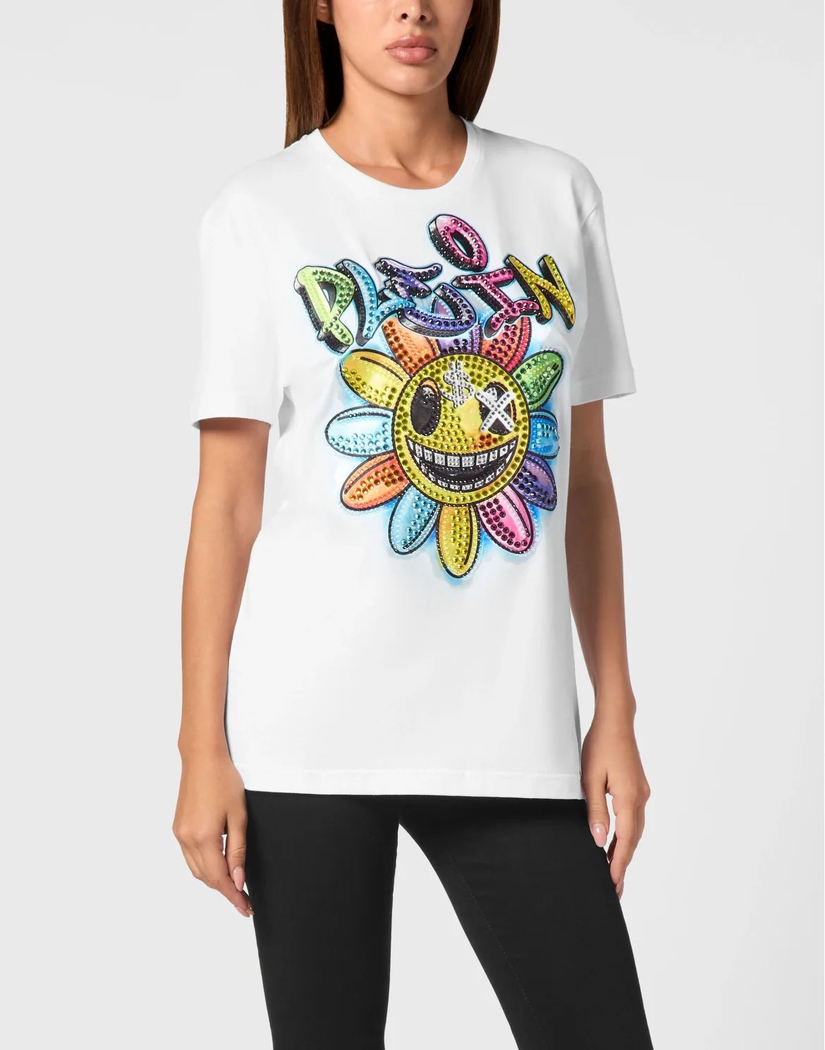 T-Shirt Man Fit Smile, цвет: Белый