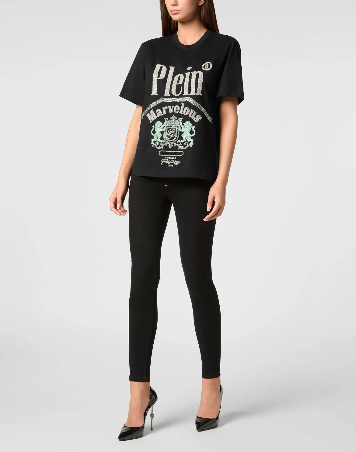 Jersey T-Shirt Man Fit Round Neck SS Marvelous, цвет: Черный