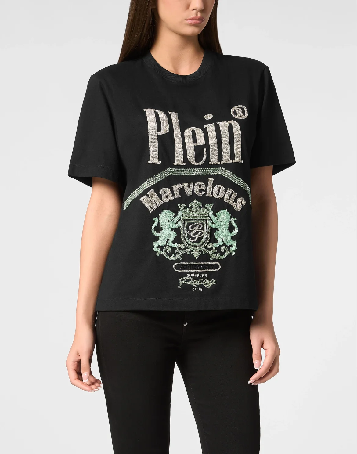 Jersey T-Shirt Man Fit Round Neck SS Marvelous, цвет: Черный