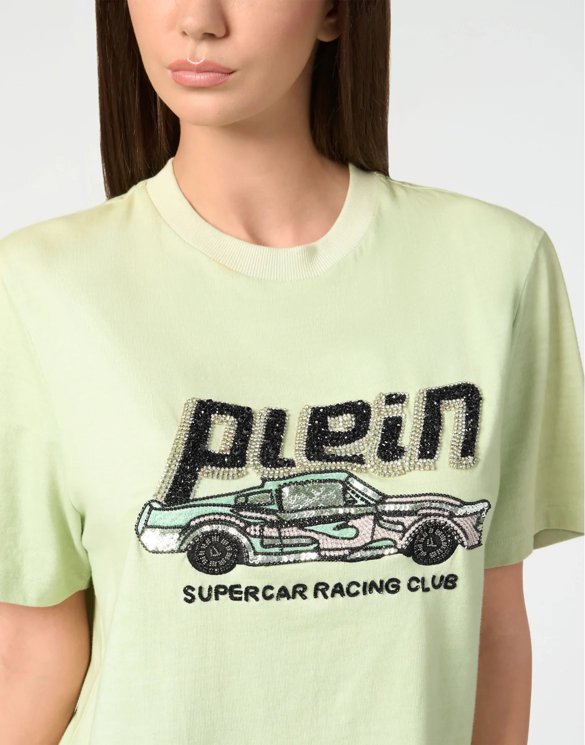 Jersey T-Shirt Man Fit Round Neck SS Cars Racing, цвет: Зеленый