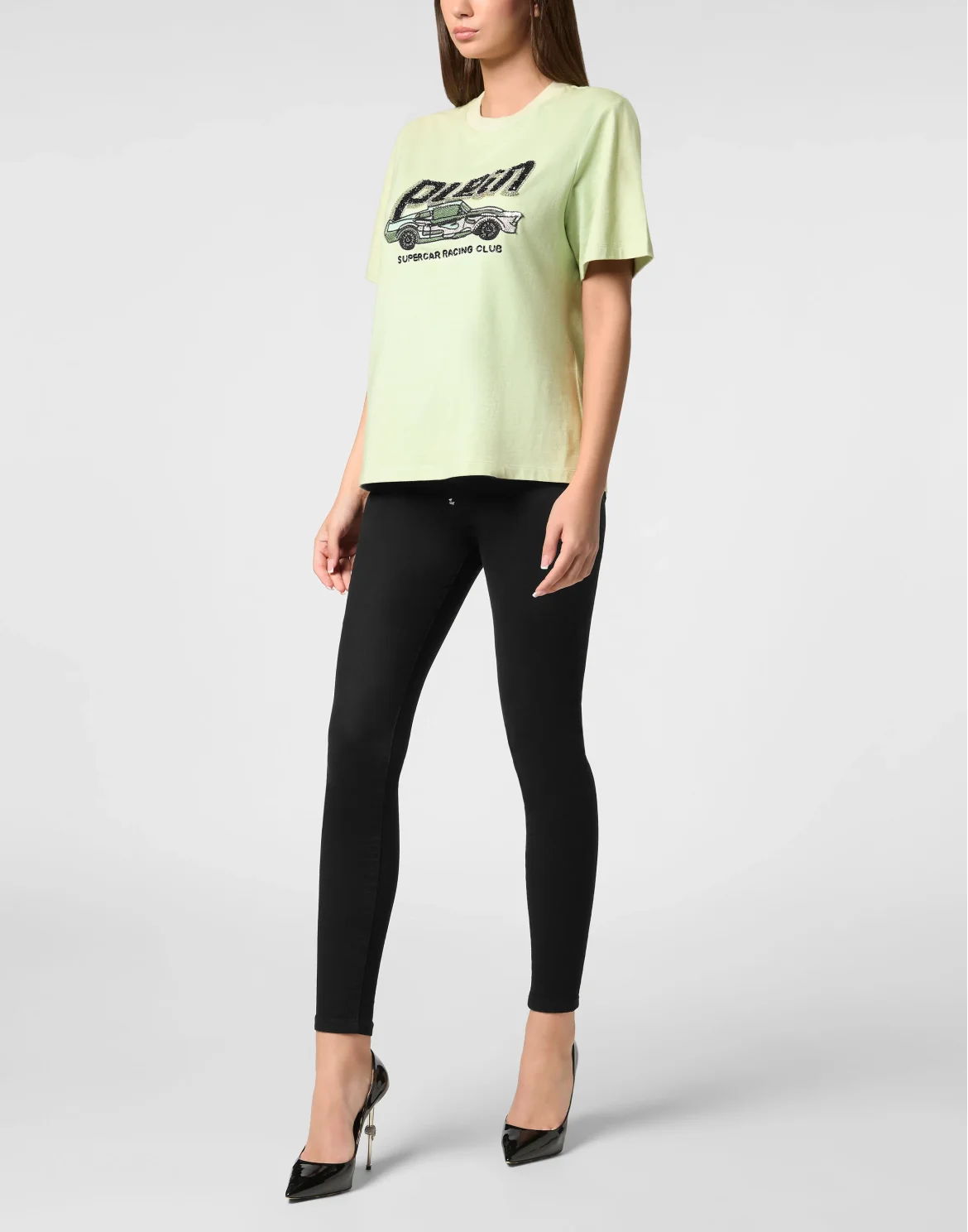Jersey T-Shirt Man Fit Round Neck SS Cars Racing, цвет: Зеленый