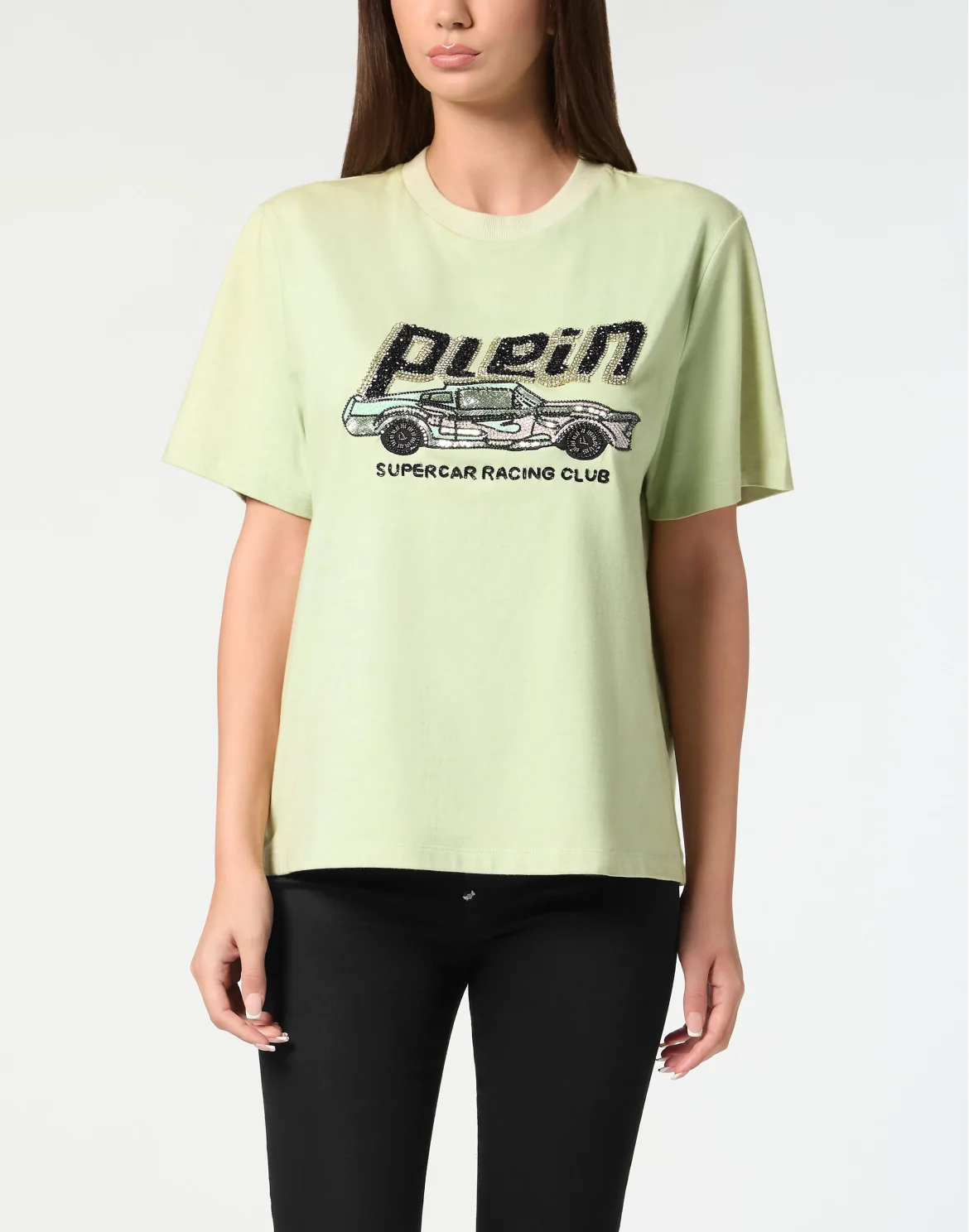 Jersey T-Shirt Man Fit Round Neck SS Cars Racing, цвет: Зеленый