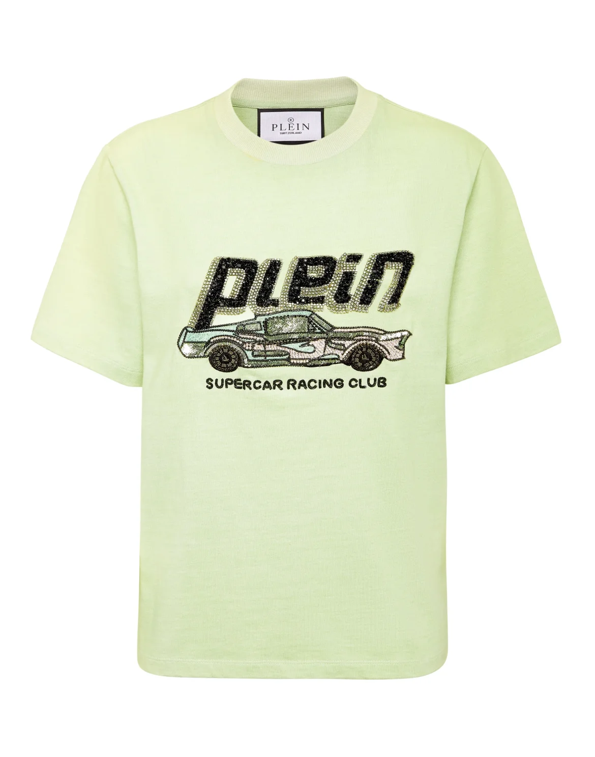 Jersey T-Shirt Man Fit Round Neck SS Cars Racing, цвет: Зеленый