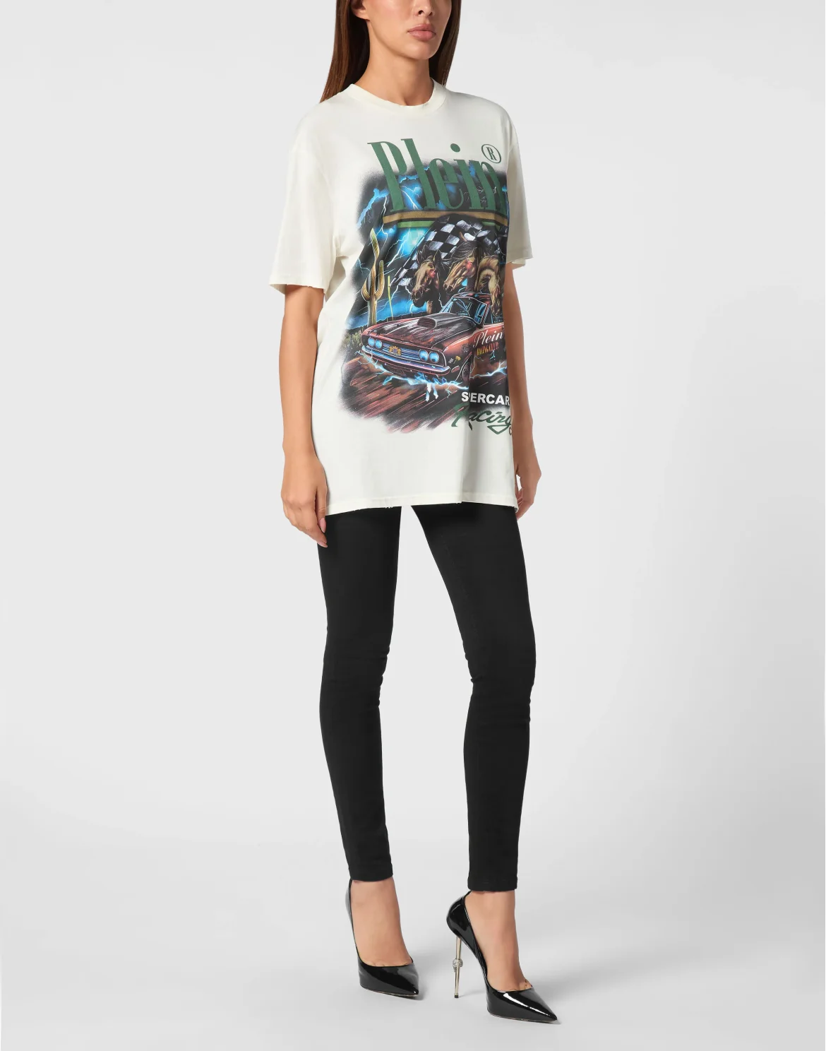T-shirt Round Neck SS Racing Club, цвет: Бежевый