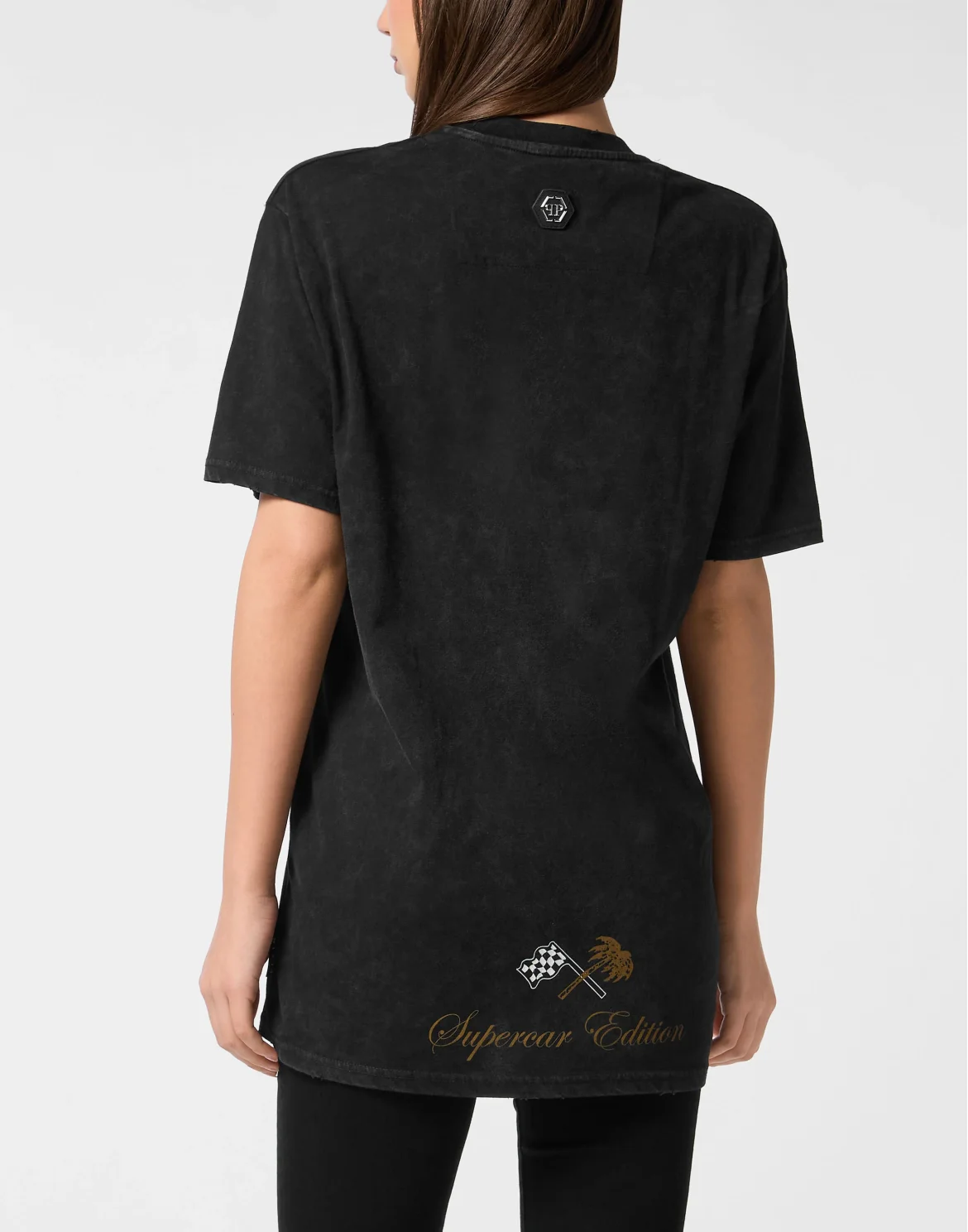 T-shirt Round Neck SS Racing Club, цвет: Черный