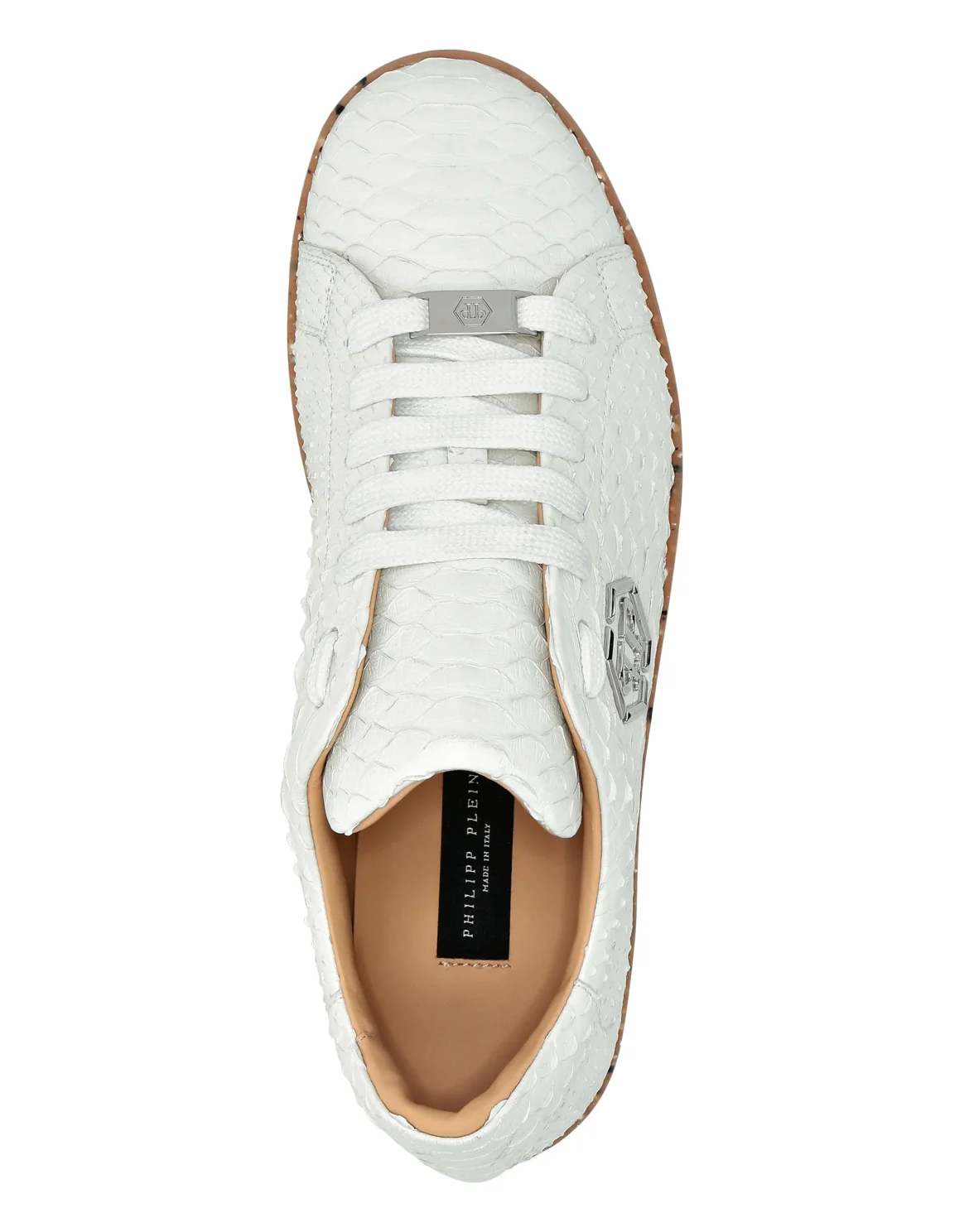 Python & Suede Runner, цвет: Белый