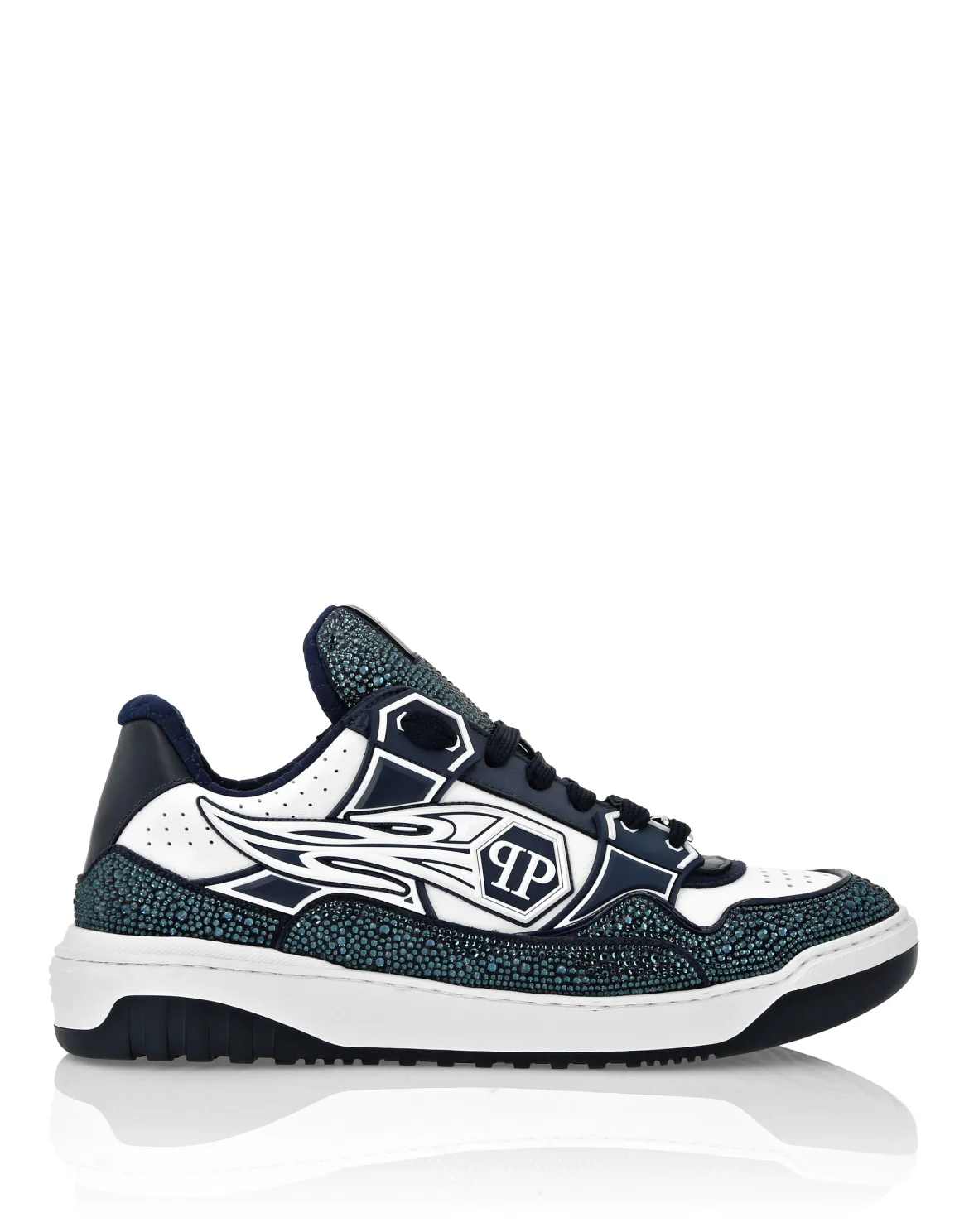 Leather Low-Top Sneakers Moon Walker, цвет: Белый
