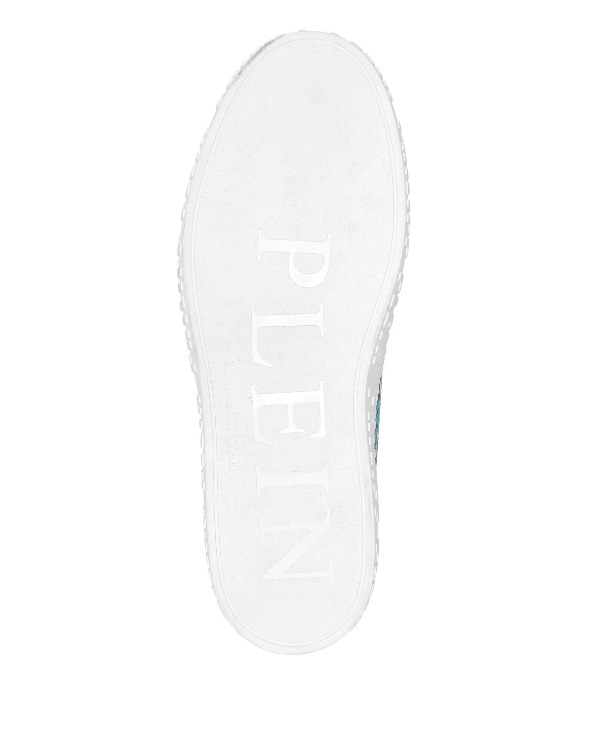 Nappa Leather Lo-Top Sneakers Smile, цвет: Белый