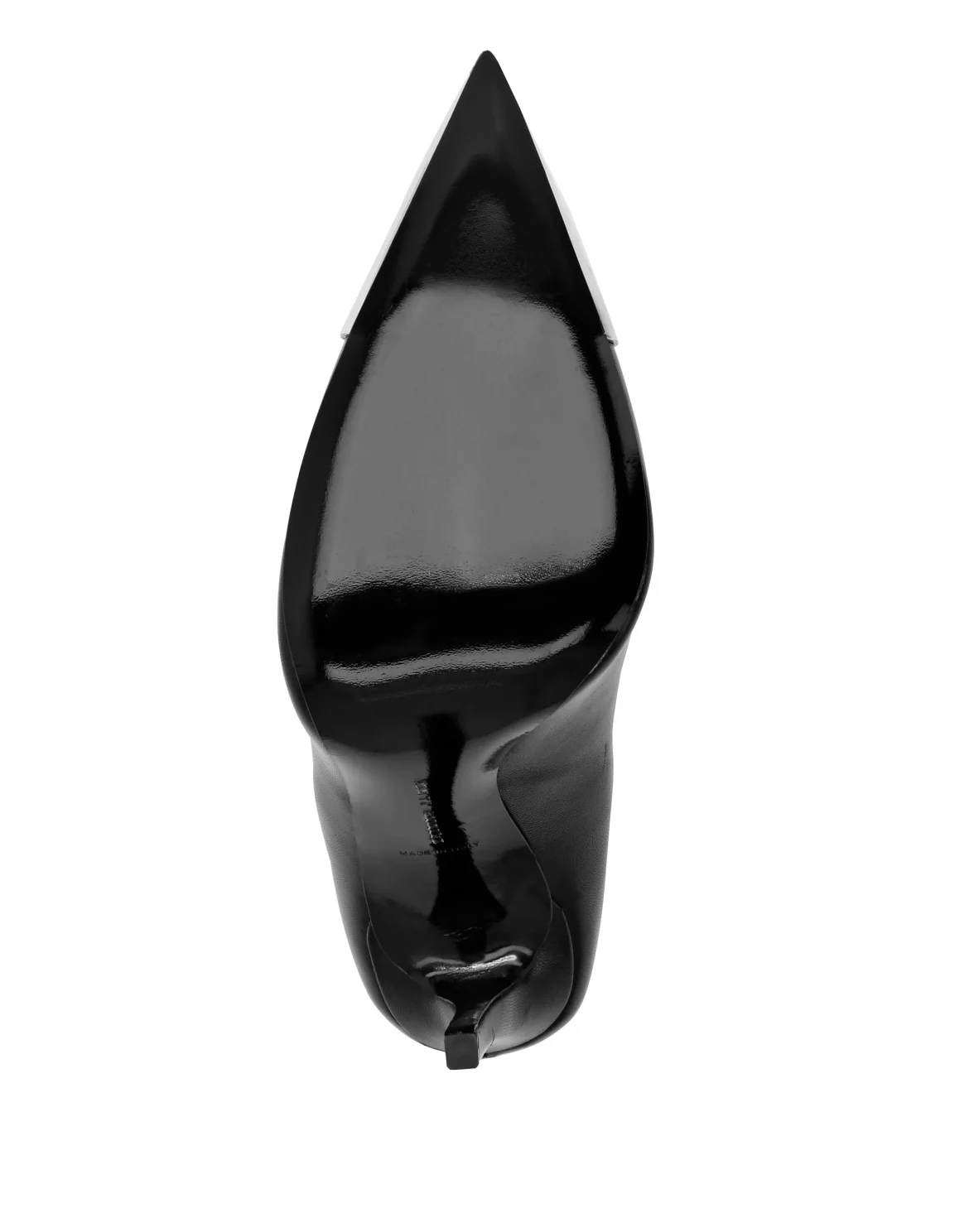 Leather Decollete Hi-Heels Skull strass, цвет: Черный