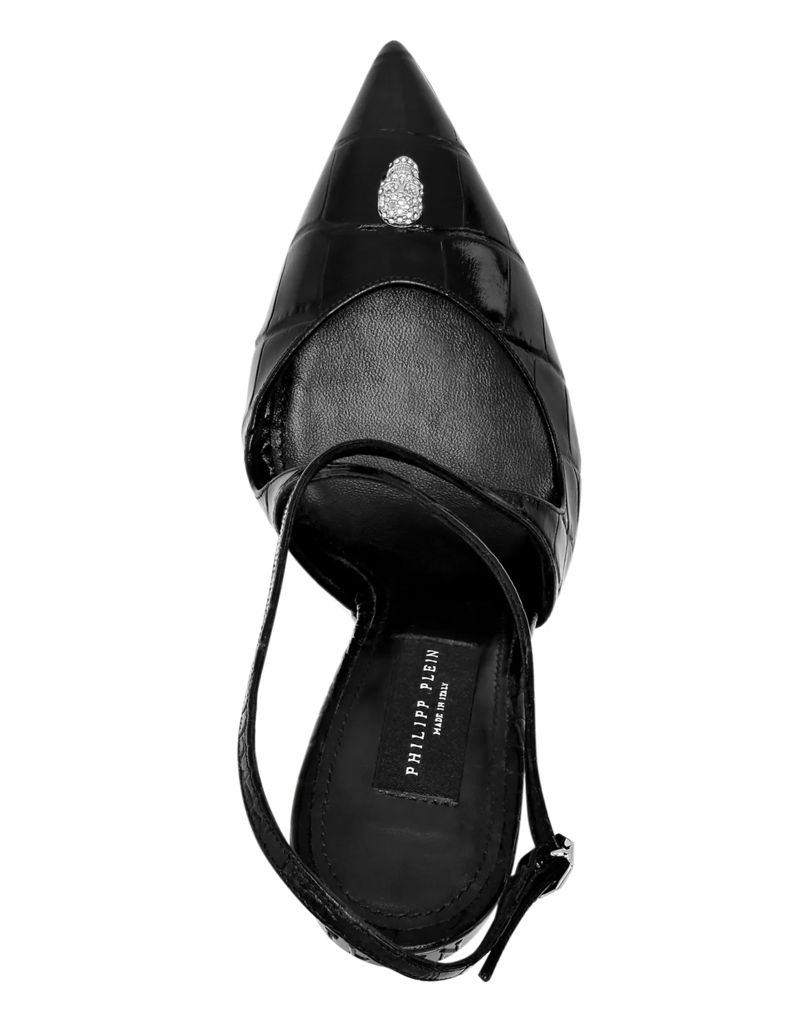 Hi-Heels Crossing Crocco Print, цвет: Черный