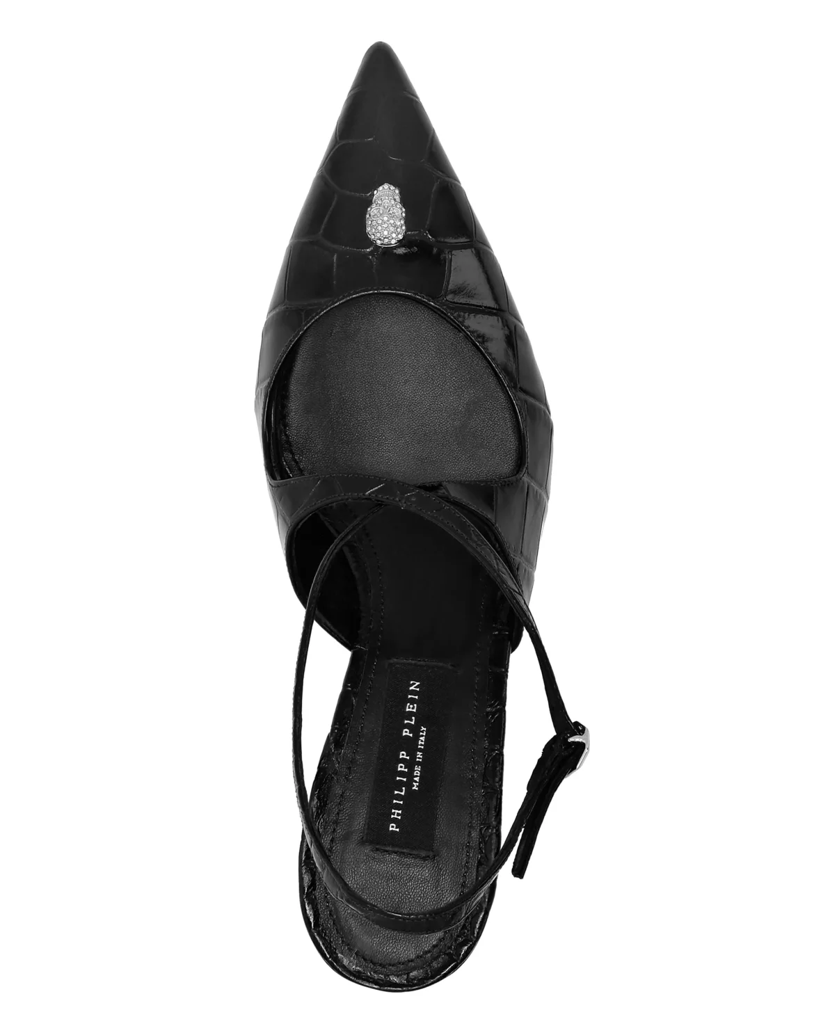 Slingbacks Crossing Crocco Print, цвет: Черный