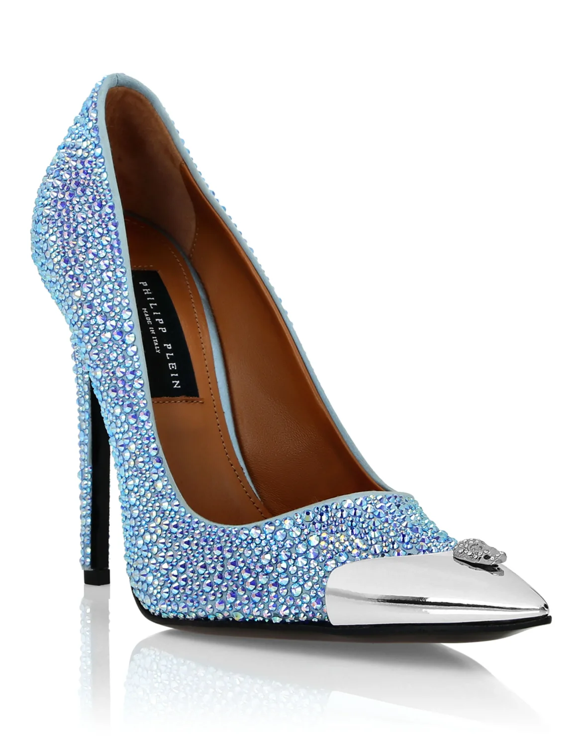 Satin Hi-Heels Mix Strass, цвет: Голубой