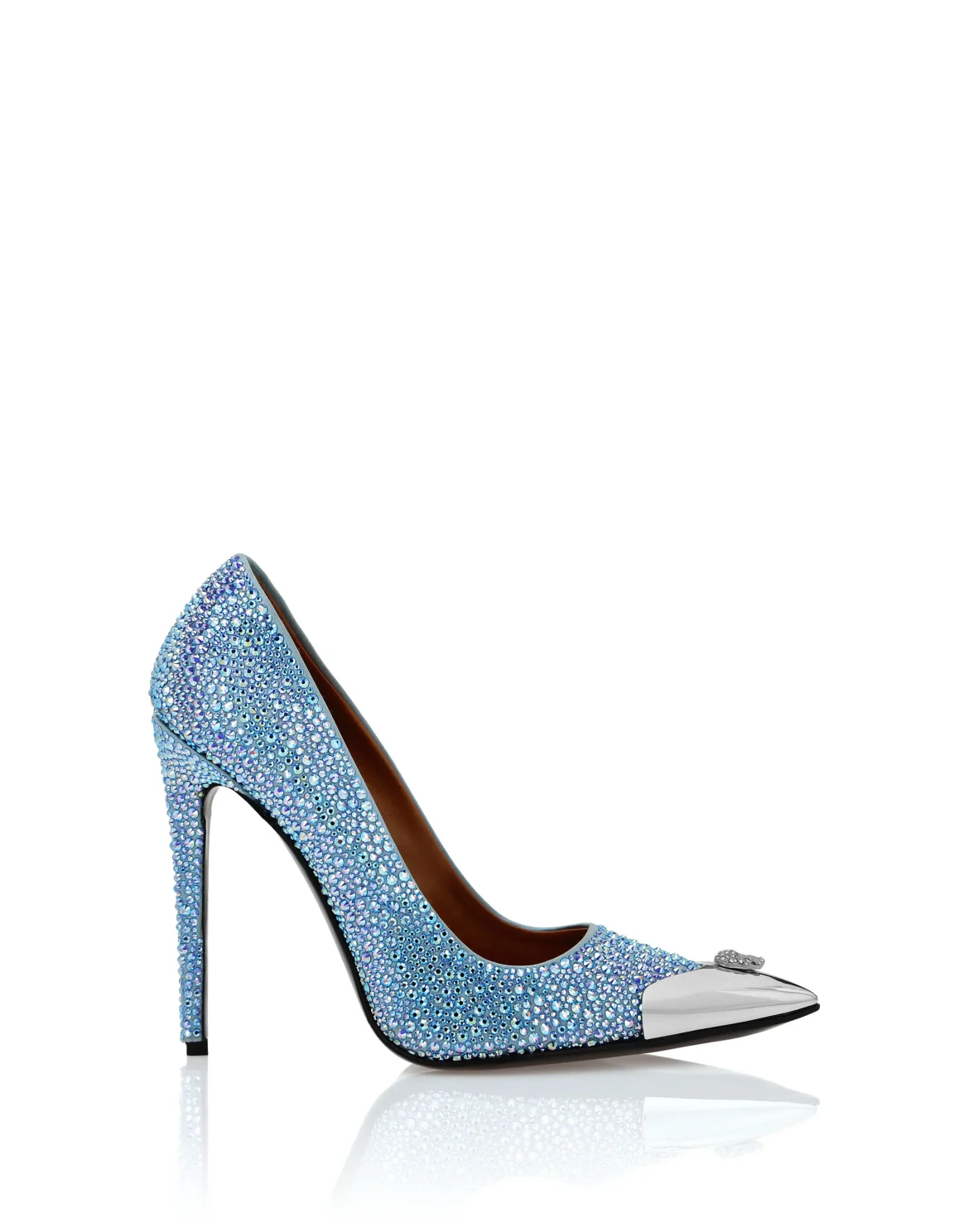 Satin Hi-Heels Mix Strass, цвет: Голубой