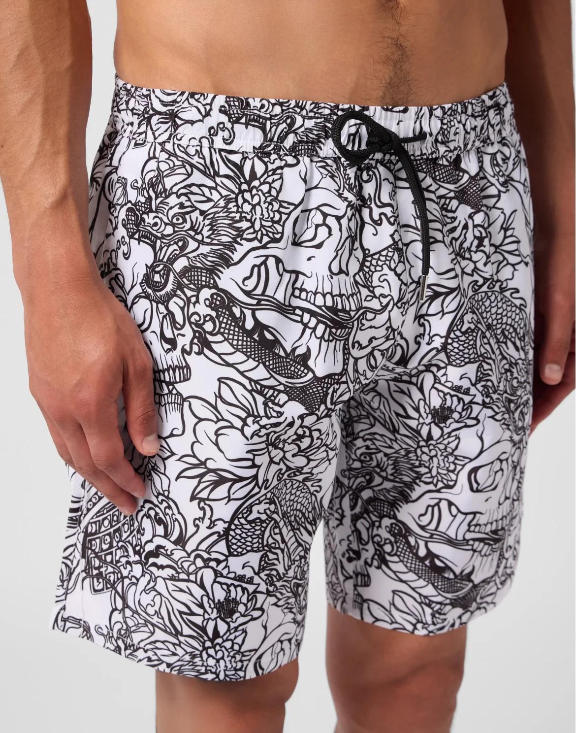 Swimming Shorts Skull All-Over, цвет: Белый