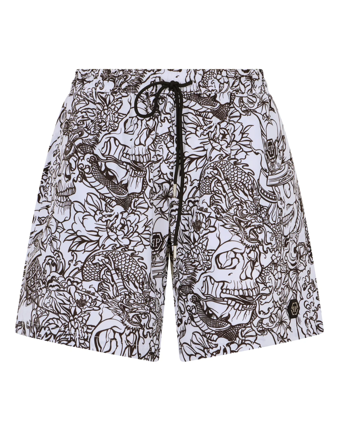 Swimming Shorts Skull All-Over, цвет: Белый