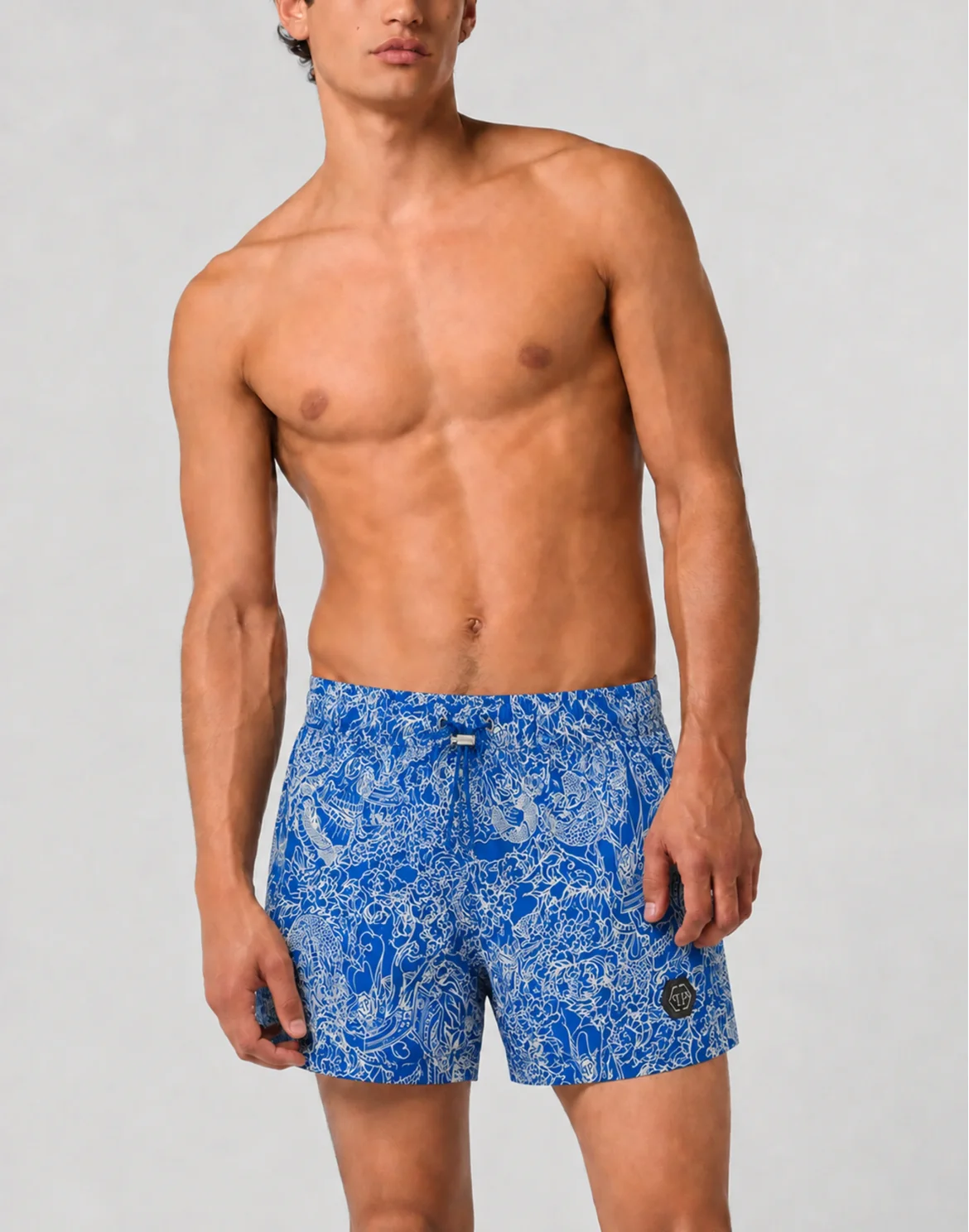 Swimming Shorts Skull All-Over, цвет: Синий
