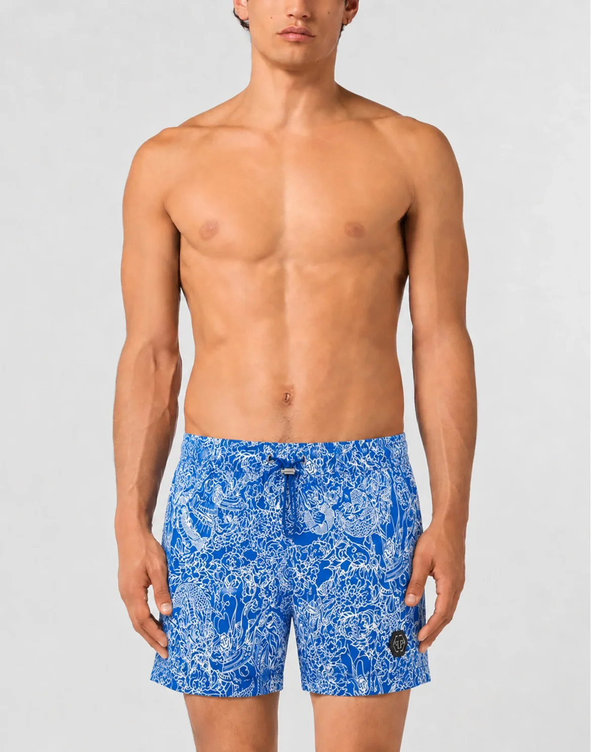 Swimming Shorts Skull All-Over, цвет: Синий