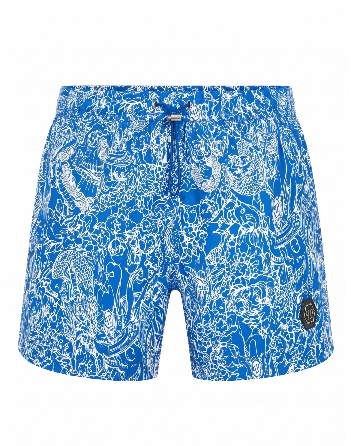 Swimming Shorts Skull All-Over, цвет: Синий