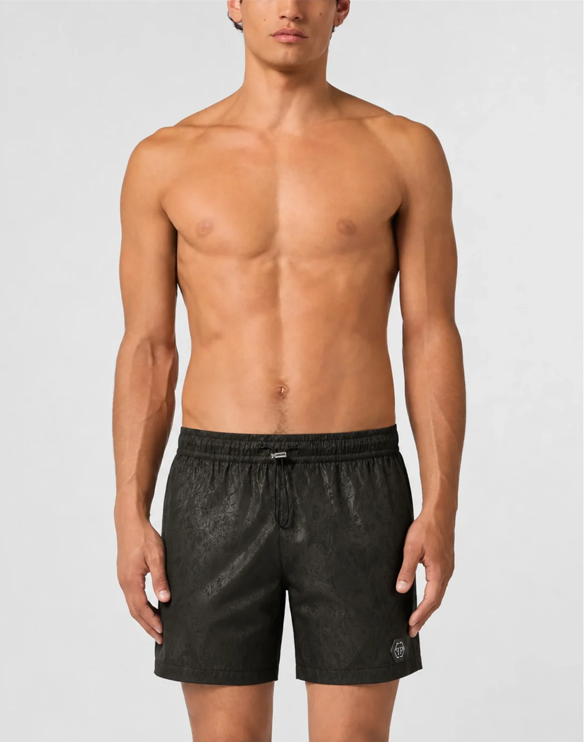 Swimming Shorts Gothic Plein, цвет: Черный