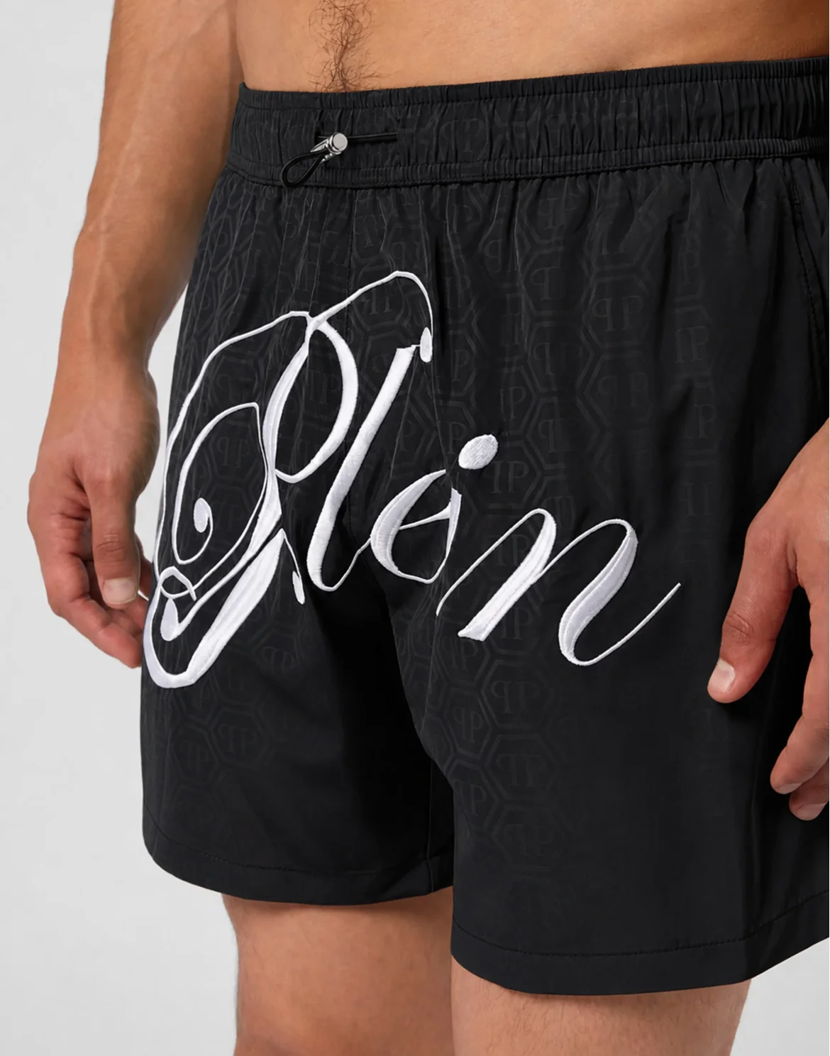 Swimming Shorts Monogram Signature, цвет: Черный