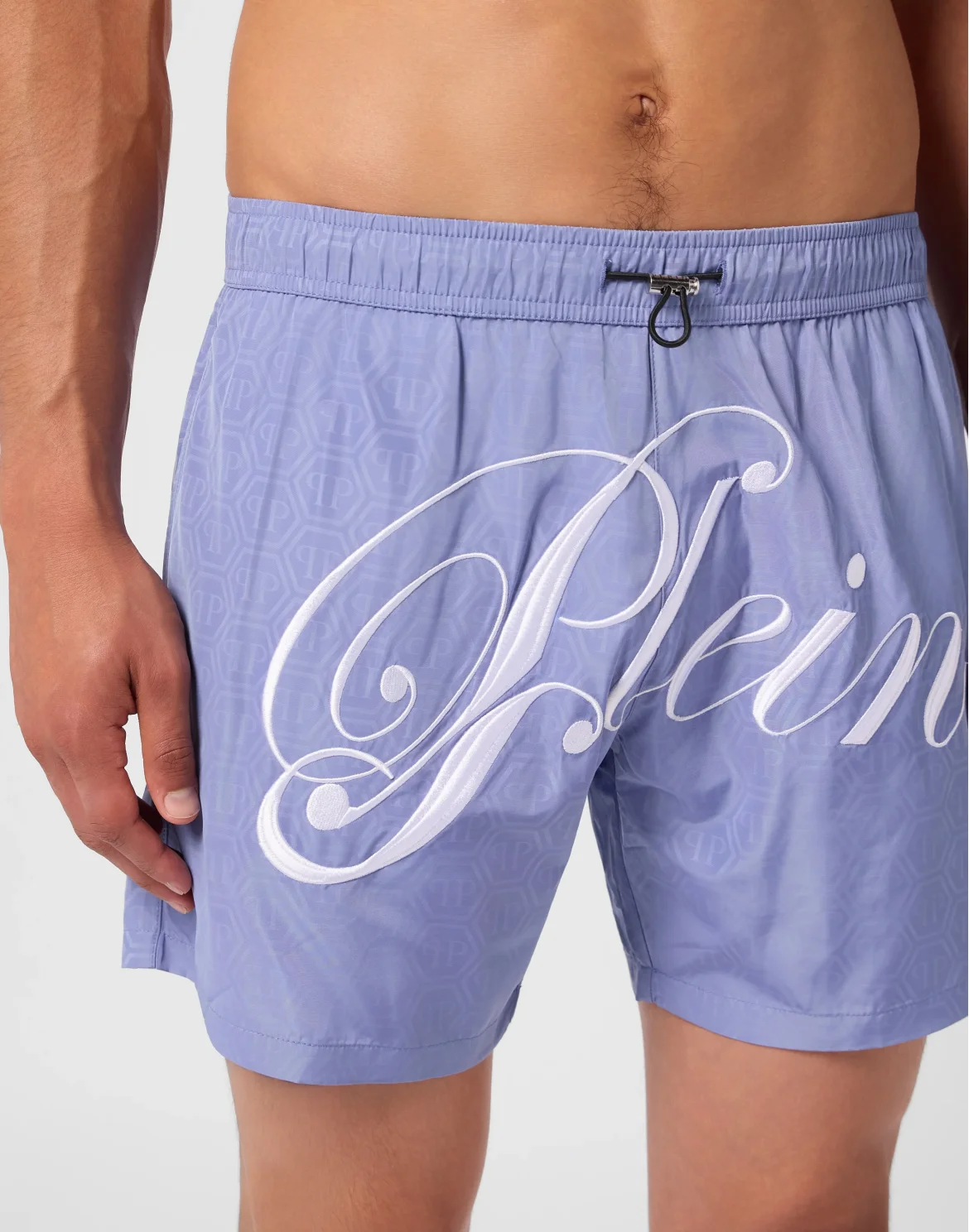 Swimming Shorts Monogram Signature, цвет: Голубой