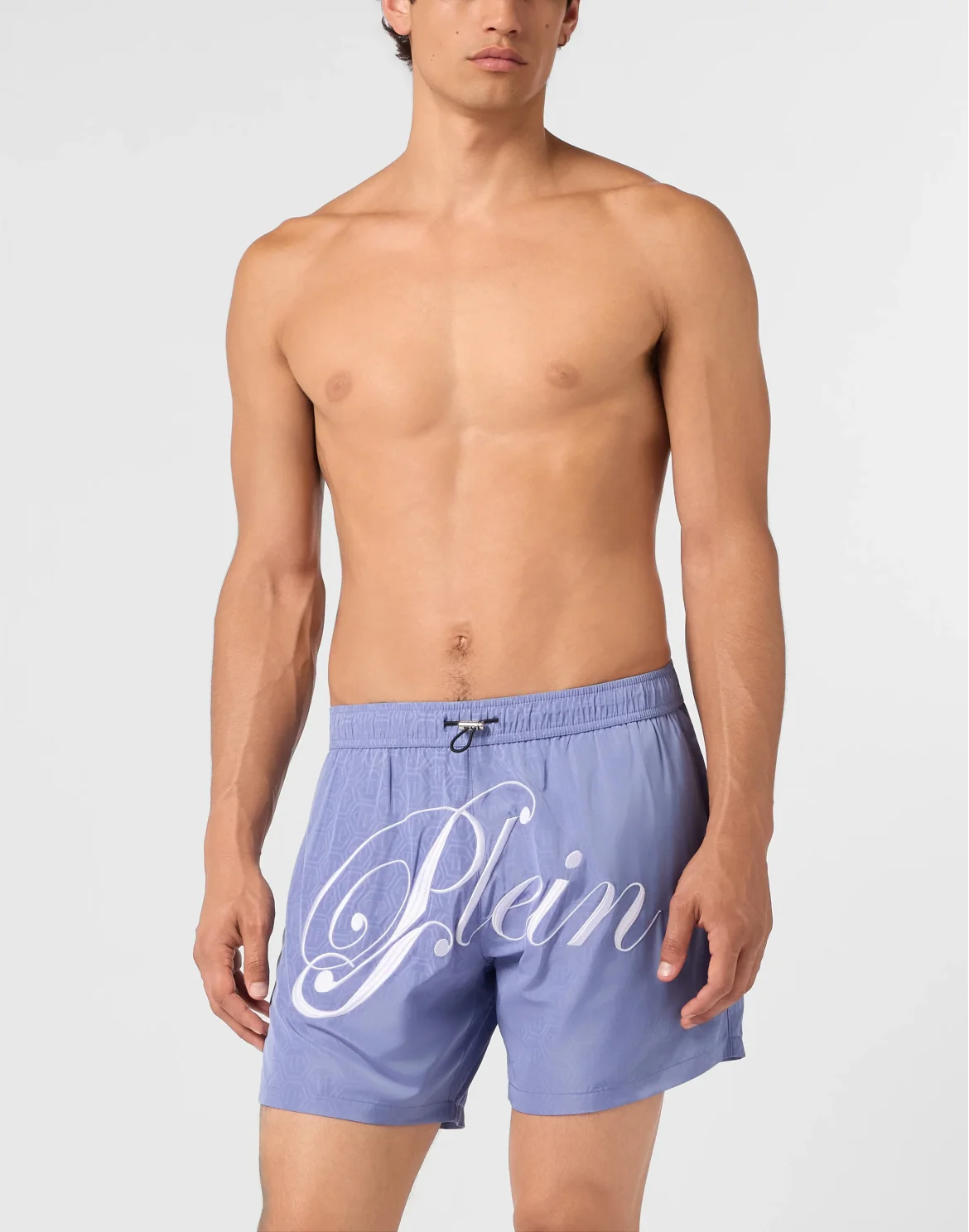 Swimming Shorts Monogram Signature, цвет: Голубой