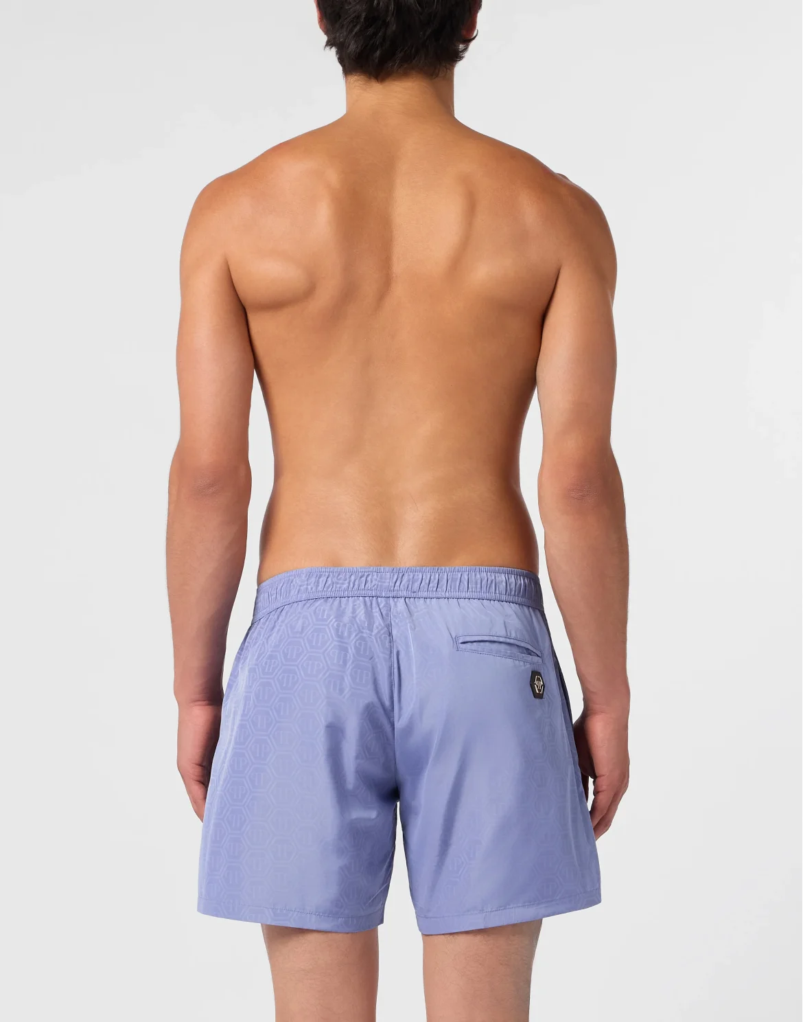 Swimming Shorts Monogram Signature, цвет: Голубой