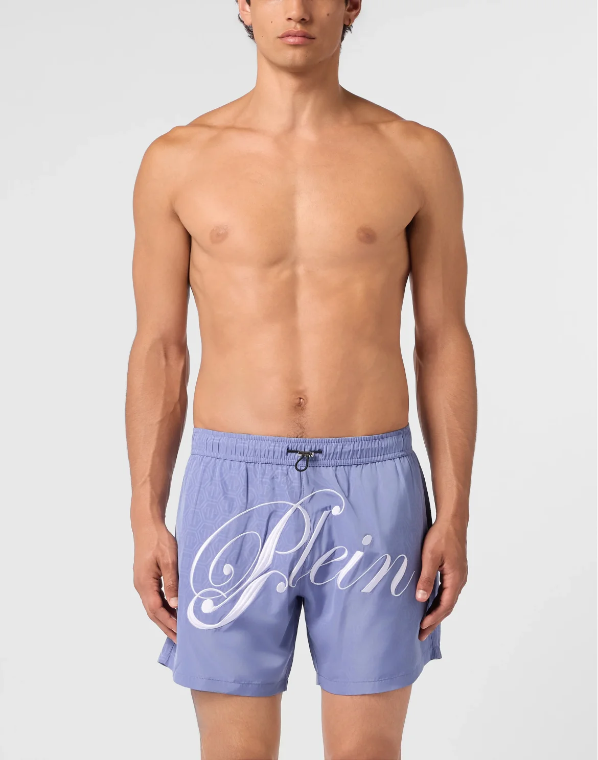 Swimming Shorts Monogram Signature, цвет: Голубой