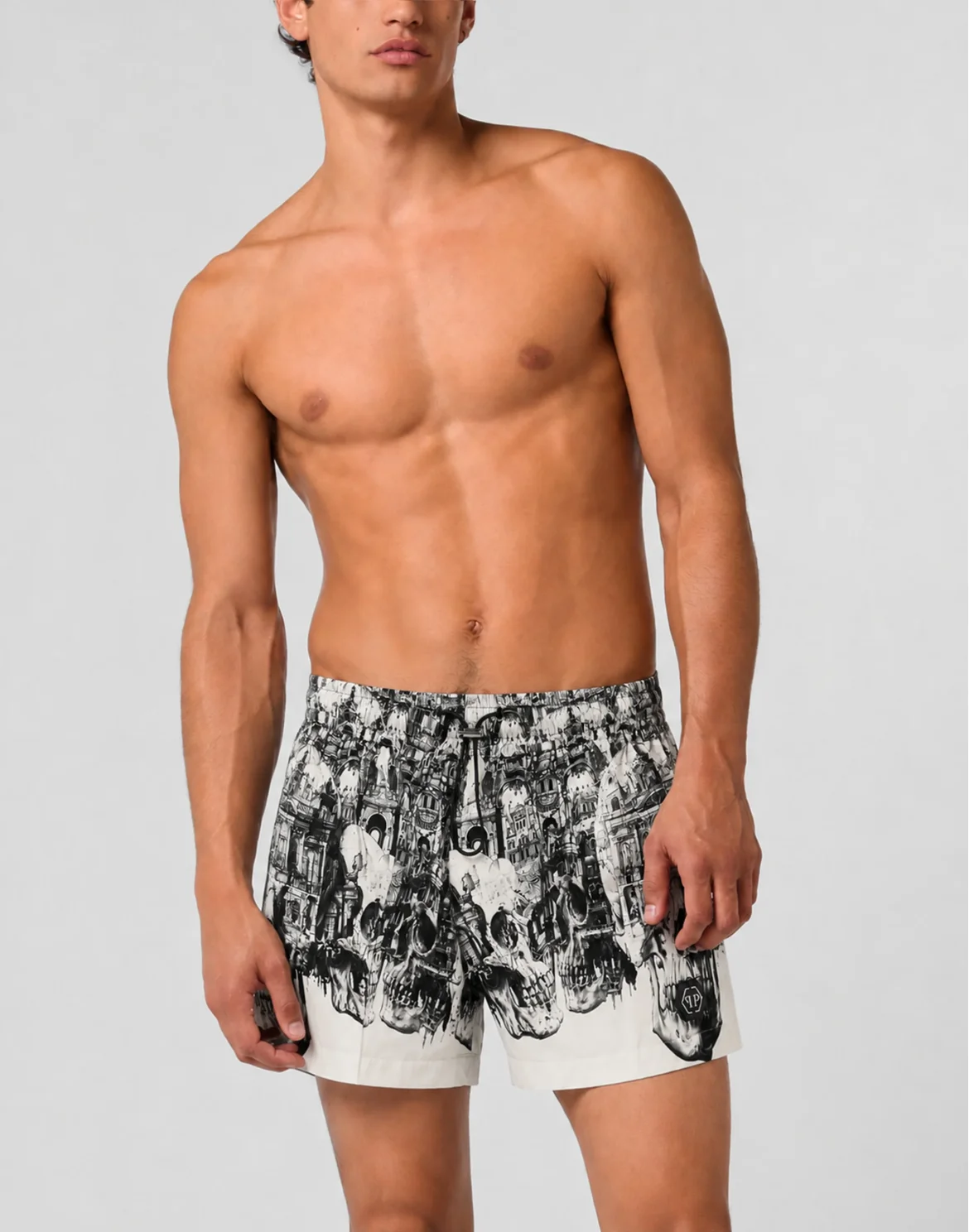 Swimming Shorts Skull Hotel, цвет: Белый