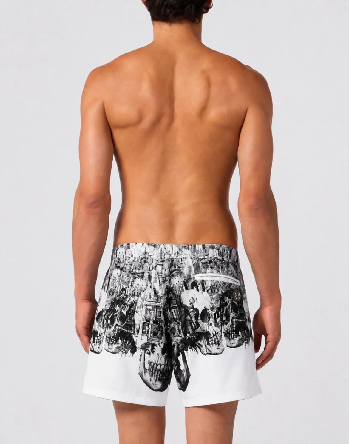 Swimming Shorts Skull Hotel, цвет: Белый