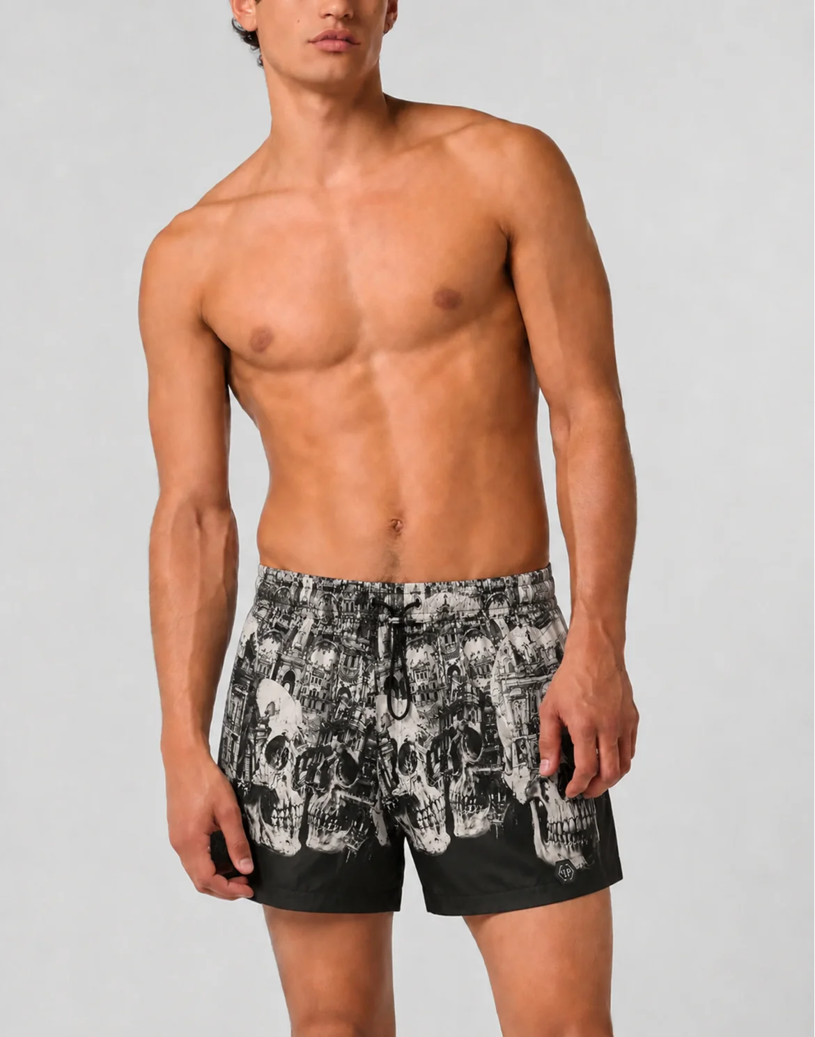 Swimming Shorts Skull Hotel, цвет: Черный