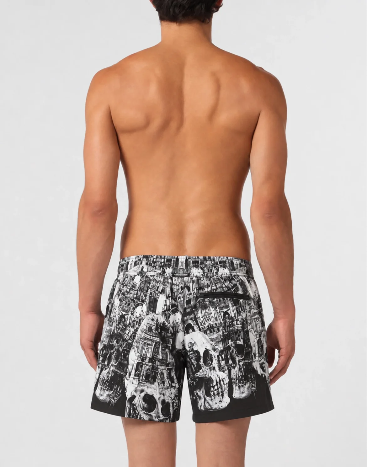 Swimming Shorts Skull Hotel, цвет: Черный