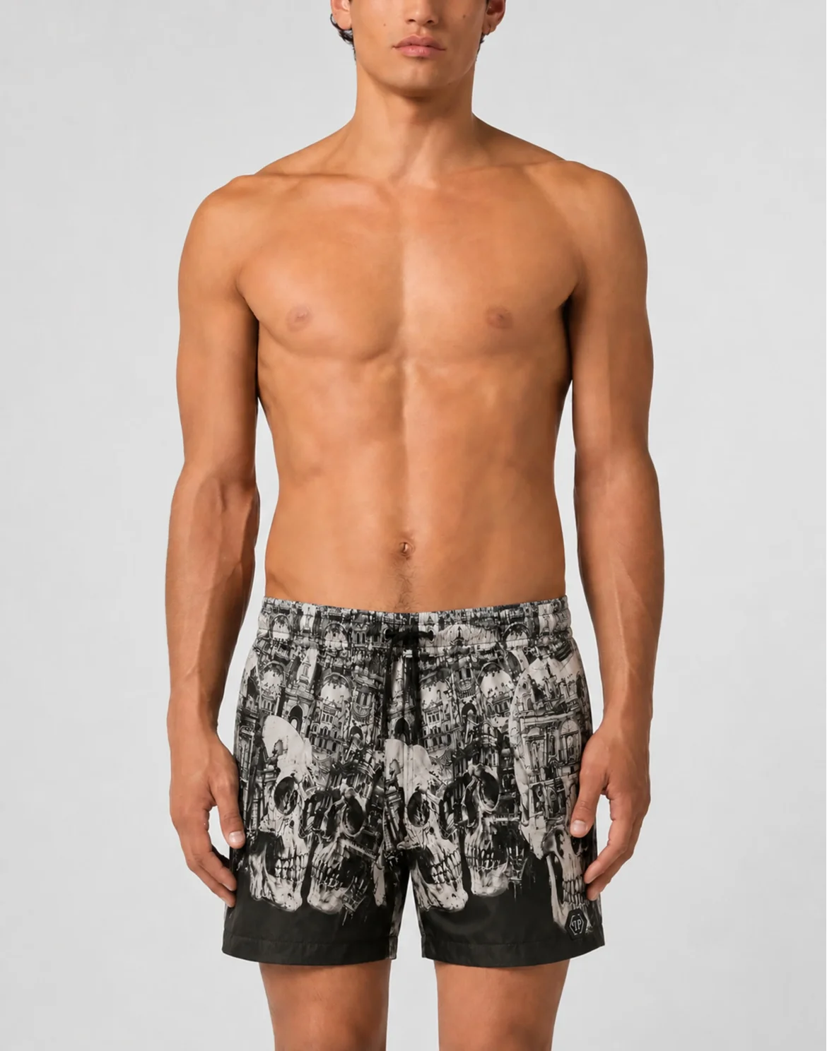 Swimming Shorts Skull Hotel, цвет: Черный