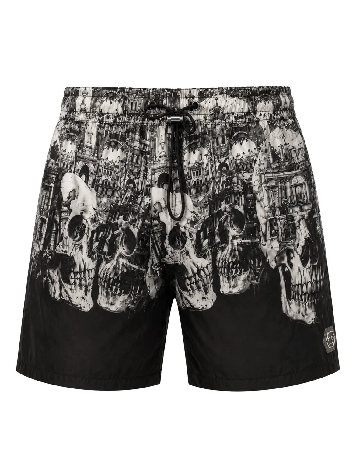 Swimming Shorts Skull Hotel, цвет: Черный