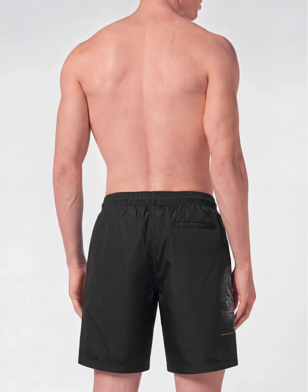 Swimming Long Shorts Gold Tiger, цвет: Черный