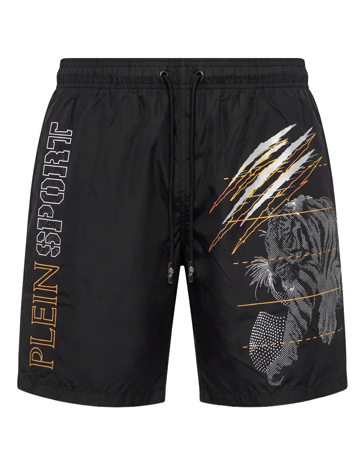 Swimming Long Shorts Gold Tiger, цвет: Черный