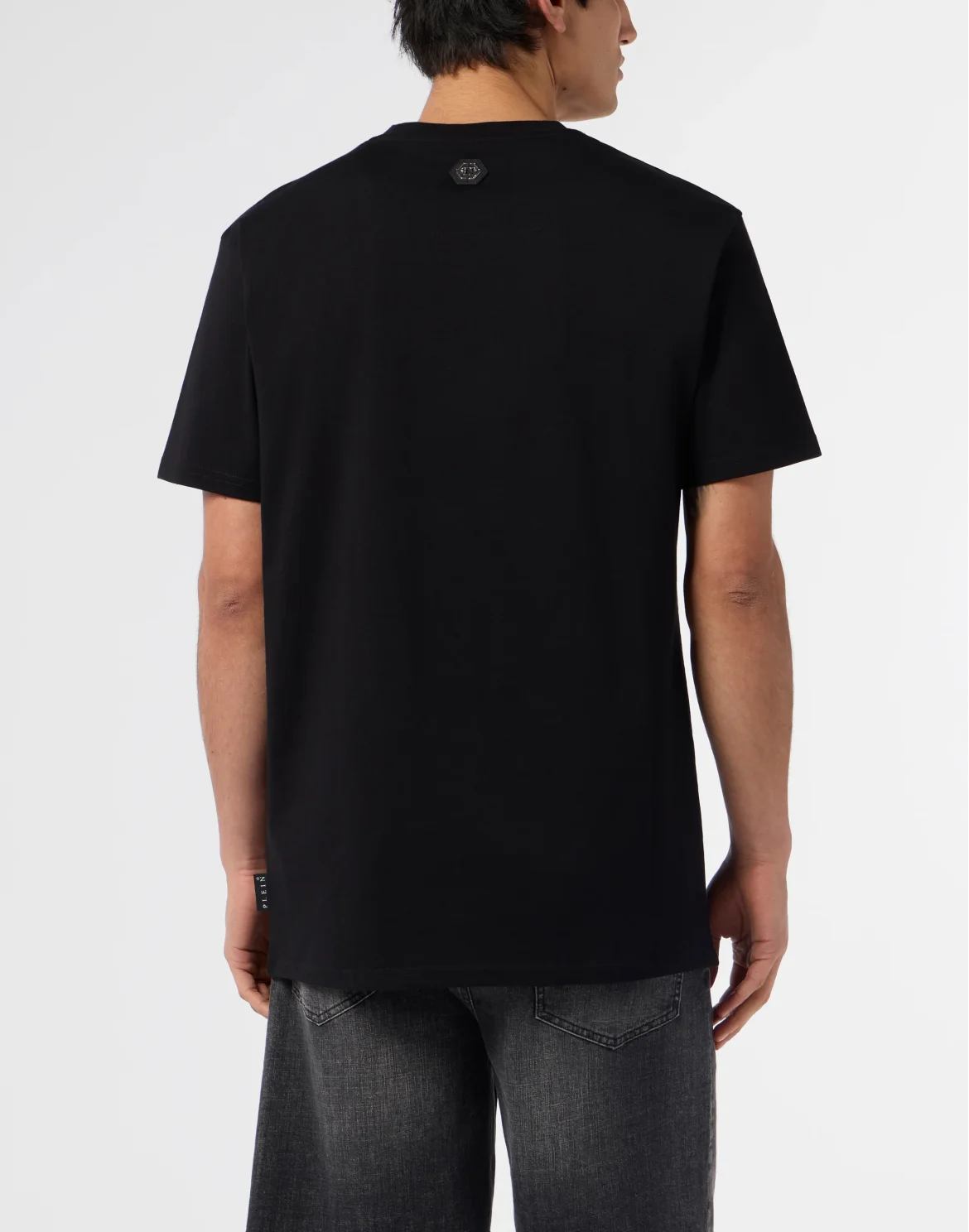 Round Neck T-Shirt Logo Hexagon Stones, цвет: Черный
