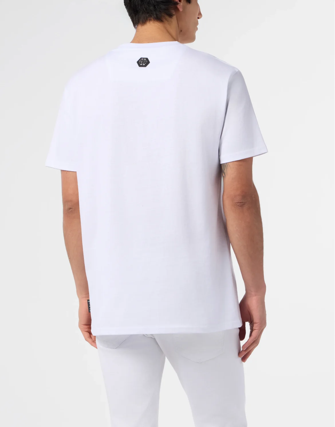 Round Neck T-Shirt Logo Stones, цвет: Белый