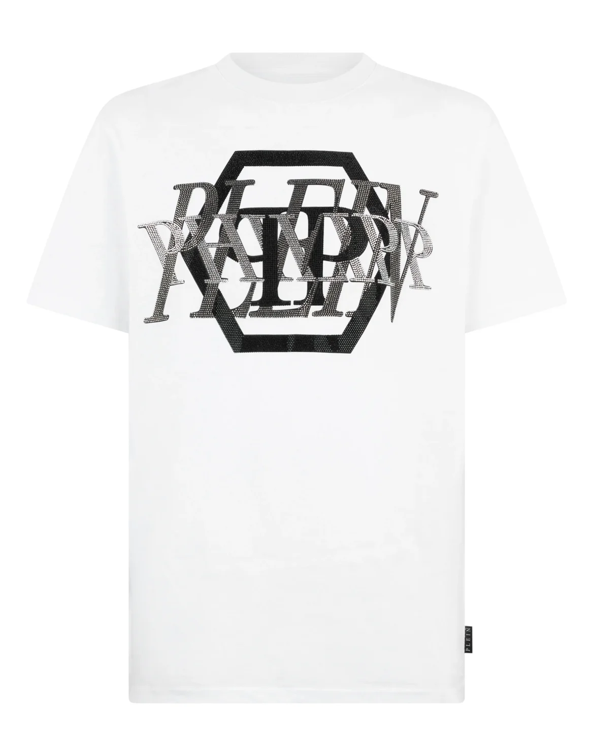 Round Neck T-Shirt Logo Stones, цвет: Белый