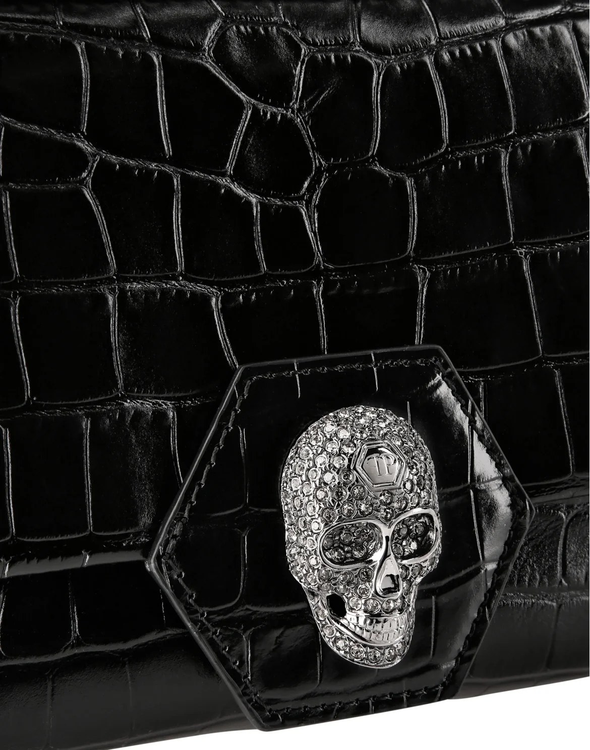 Shoulder Bag Crystal Skull, цвет: Черный