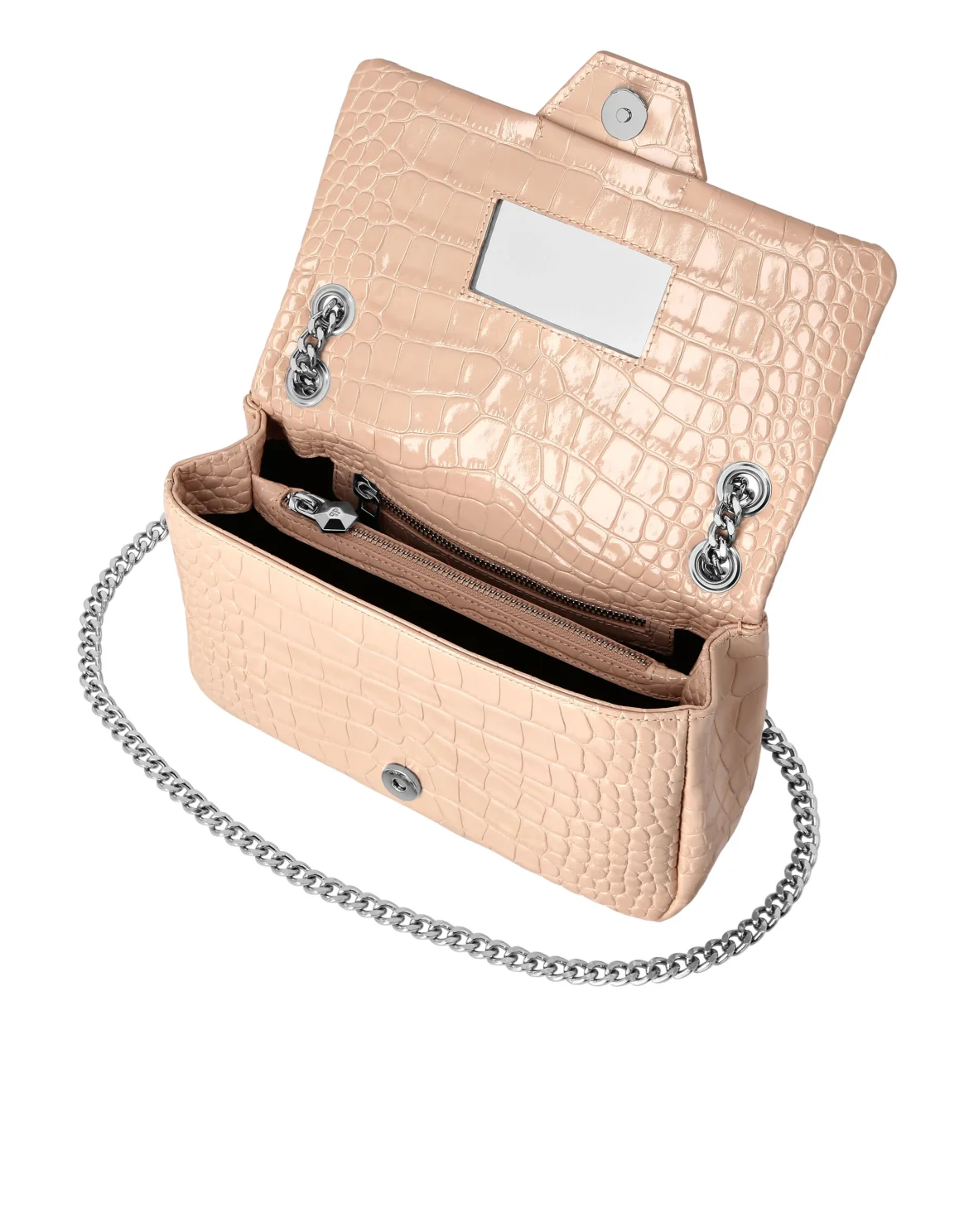 Shoulder Bag Crystal Skull, цвет: Розовый