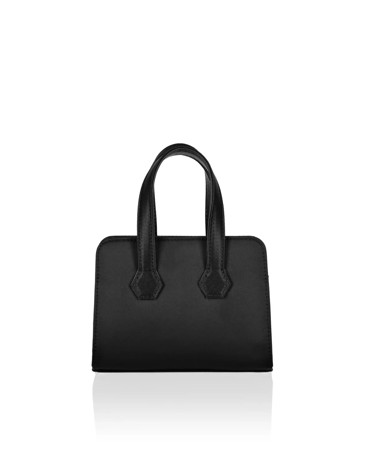 Satin Handle bag Iconic Plein, цвет: Черный
