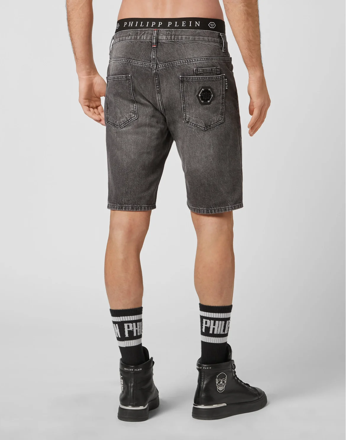 Denim Shorts, цвет: Серый