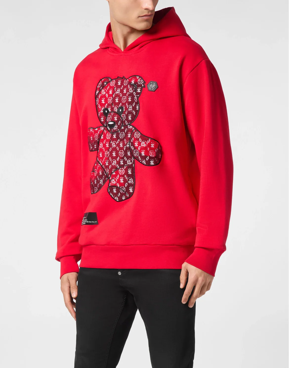 Hoodie sweatshirt Teddy Bear, цвет: Красный