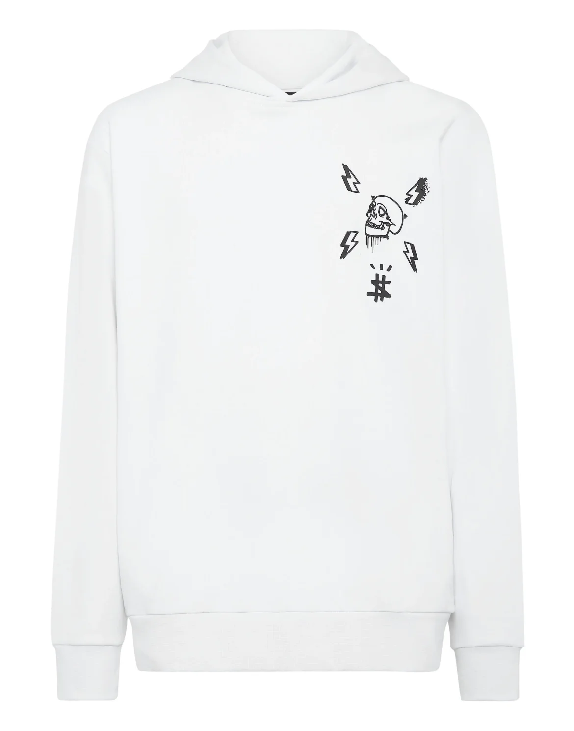 Hoodie sweatshirt Hexagon, цвет: Белый