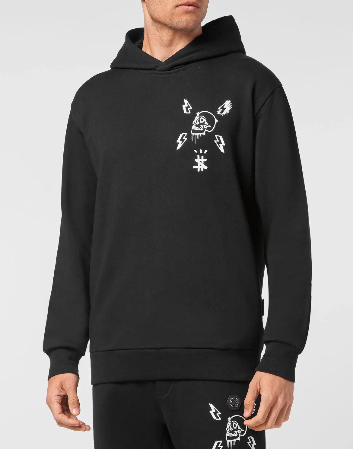 Hoodie sweatshirt Hexagon, цвет: Черный