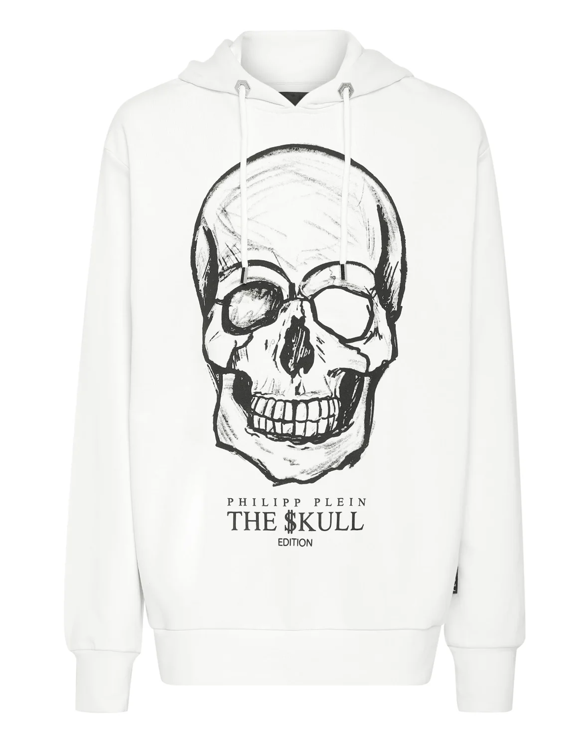 Hoodie sweatshirt print Skull, цвет: Белый