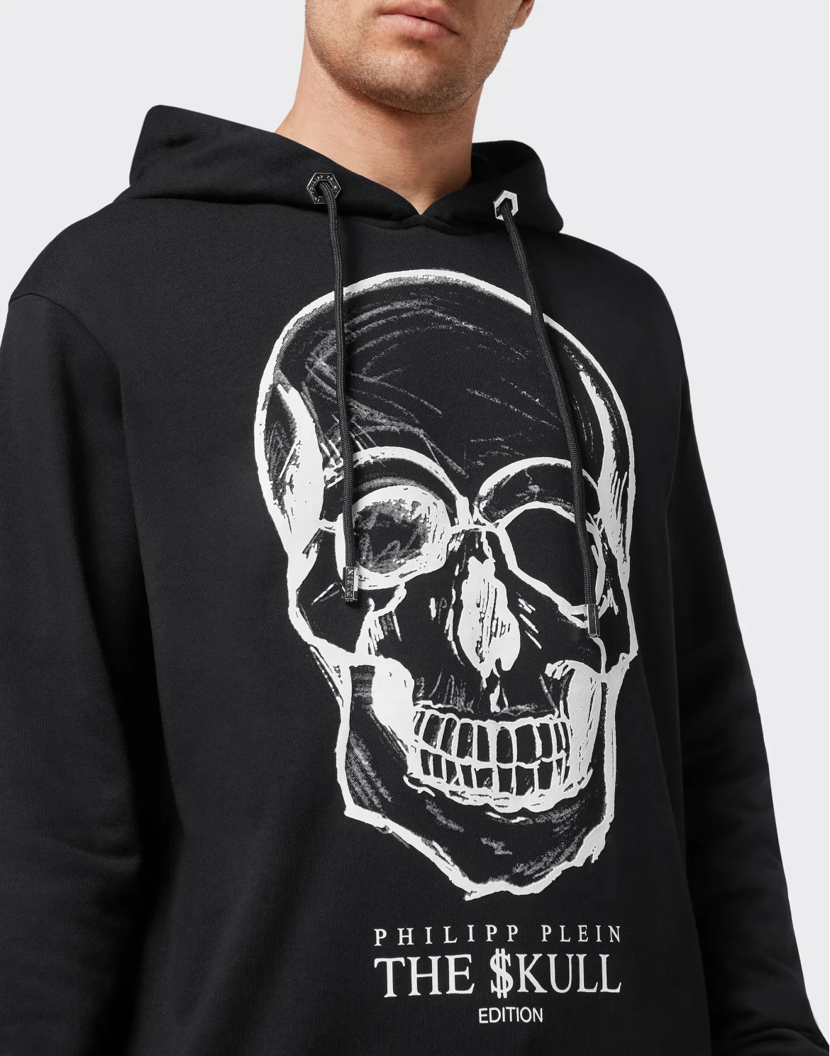 Hoodie sweatshirt print Skull, цвет: Черный