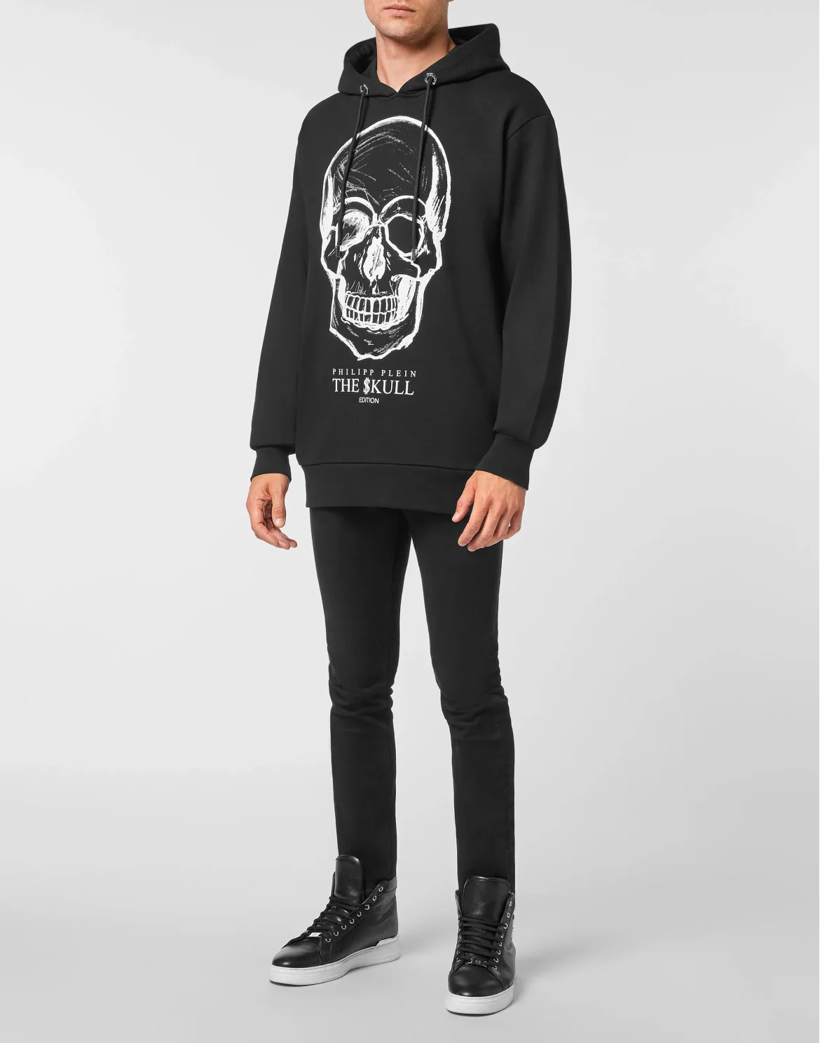 Hoodie sweatshirt print Skull, цвет: Черный